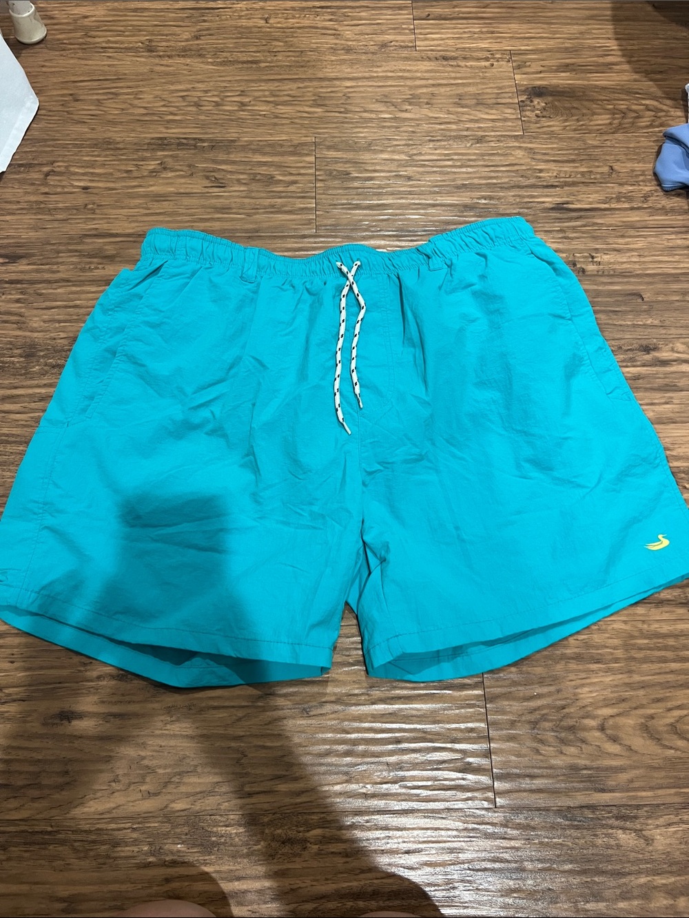 Southern Marsh Turquoise Swim Trunks
Size: L